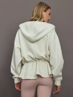 aSMC Peplum Hoodie - Almond Milk-Smc - Image 5