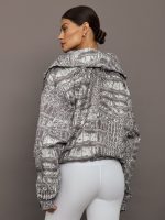 aSMC Item Jacket Printed - Almond Milk-Smc/Charcoal - Image 5