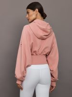 aSMC Cropped Hoodie - Light Rosewood - Image 5