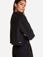 Phoebe Mock Knit - BLACK - Image 4