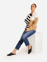 Joshua Sweater - BLACK/BONE/CAMEL - Image 6