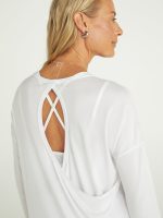 Open Back Long Sleeve - White - Image 3