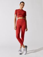 Barre Seamless Tee - Ruby - Image 4