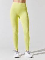 Seamless Rib Tight - Chartreuse - Image 5