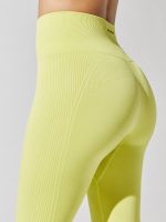 Seamless Rib Tight - Chartreuse - Image 7