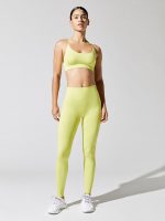 Seamless Rib Tight - Chartreuse - Image 3