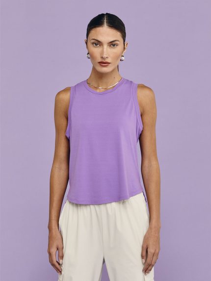 Breathe Tee - Amethyst