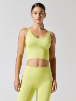 Seamless Crop Tank - Chartreuse