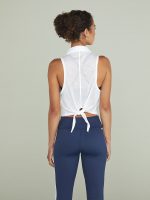 Tie Back Polo - White - Image 5