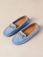 Mike - Suede Blue Leather - Image 3