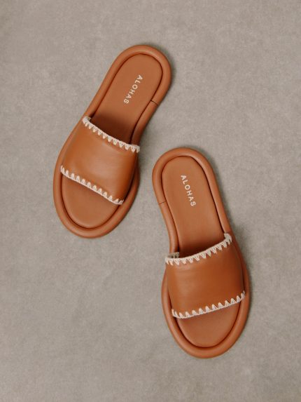 MALIBU CROCHET - TAN IVORY
