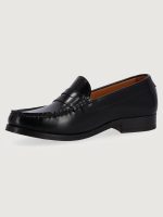 Terrane Black Leather Loafers - Black - Image 8