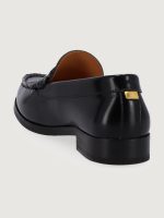 Terrane Black Leather Loafers - Black - Image 13