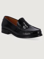 Terrane Black Leather Loafers - Black - Image 11