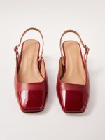 Lindy Bliss Red Leather Pumps - Red - Image 4