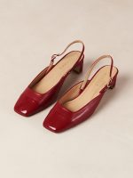 Lindy Bliss Red Leather Pumps - Red - Image 3