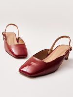 Lindy Bliss Red Leather Pumps - Red - Image 5