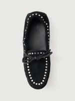 Calla Suede Studs - Black - Image 3