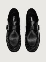 Brand Loafer - Black Leather - Image 6