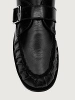 Brand Loafer - Black Leather - Image 4