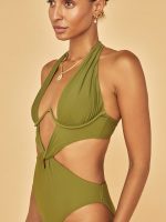 Nayo One Piece Swimsuit - Green - Image 6