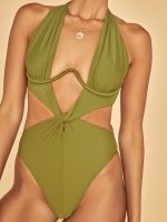 Nayo One Piece Swimsuit - Green - Image 5