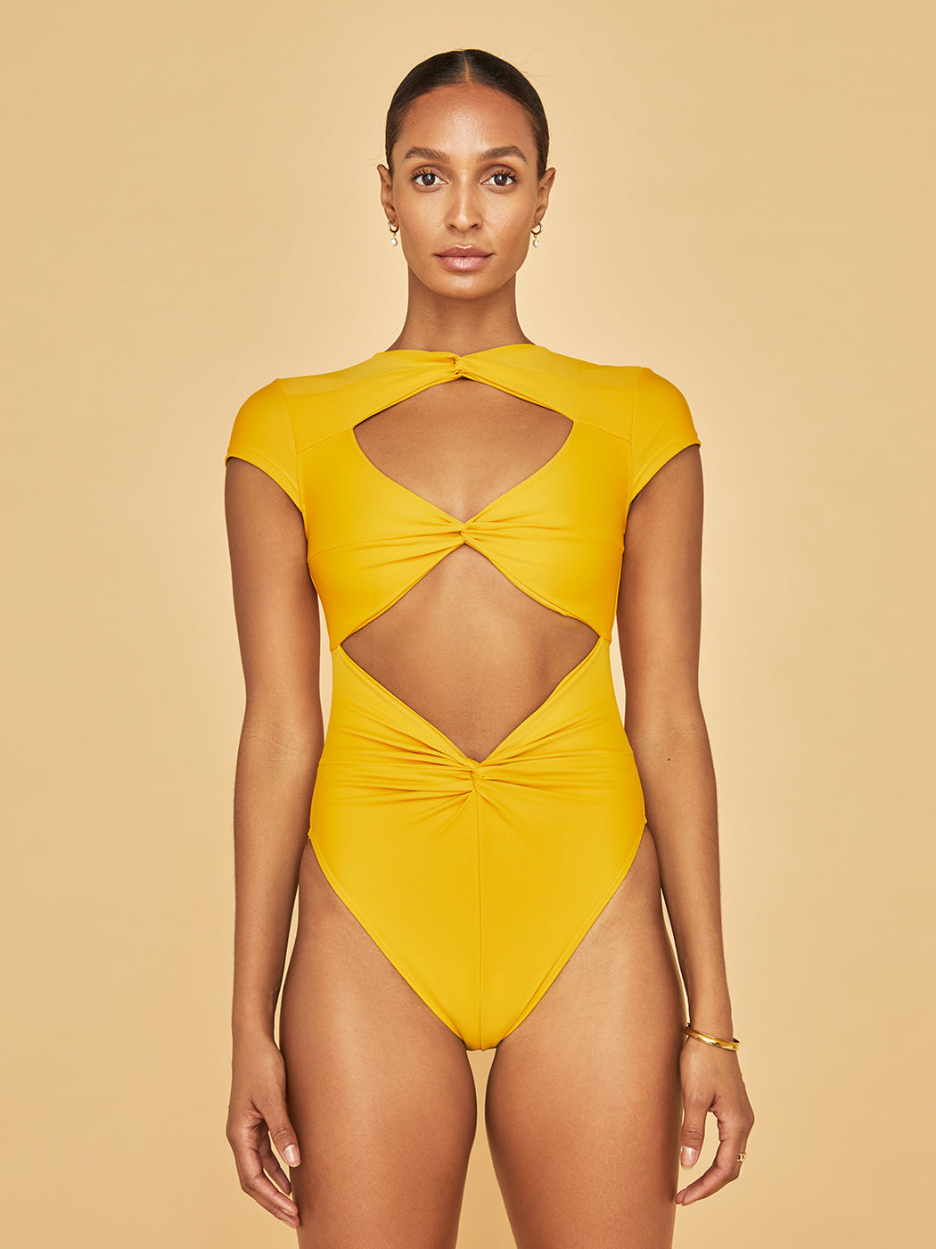 ANDR-S2213-YLLW-22SM-Aluna_One_Piece_Swimsuit-color-SUNSHINE-0723_12c26fde-b010-4378-9145-07273c6a8e95 Aluna One Piece Swimsuit - Sunshine - Image 1