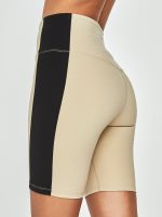 Blake Biker Short - Tan And Black - Image 4