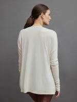 Genteel Cashmere Long Sleeve - Bone - Image 5