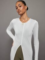 Alina Shirt Dress - White - Image 3