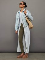 Alina Shirt Dress - White - Image 7