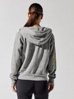 Aviator Nation Zip Hoodie - Heather Grey - Image 6