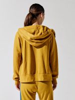 5 Stripe Zip Hoodie - Honey 2 - Image 5