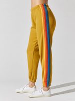5 Stripe Women's Sweatpant - Honey 2