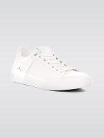 Sneaker B Court-calf & Metallized Leather - Gac Blanc-Argent - Image 3