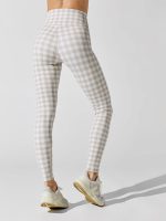 Piper Leggings - Taupe Houndstooth - Image 5
