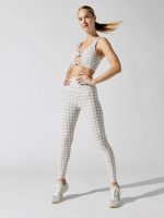 Piper Leggings - Taupe Houndstooth - Image 3