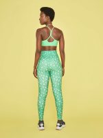 High Waisted Midi Legging - Honeydew Daisies - Image 9