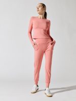 Heather Rib Protect Me Sun Shirt - Pink Crush Heather Rib - Image 3