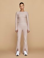 Featherweight Peekaboo Pullover - Chai - Image 4