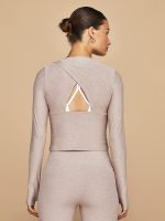 Featherweight Peekaboo Pullover - Chai - Image 3