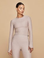 Featherweight Peekaboo Pullover - Chai