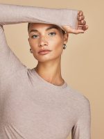 Featherweight Peekaboo Pullover - Chai - Image 7