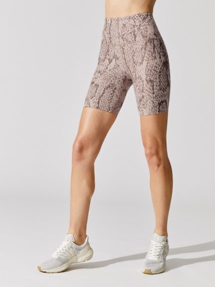 Spacedye Printed Biker Short - Chai Cobra
