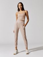 Spacedye Midi Jogger - Chai - Image 3