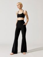 Spacedye All Day Flare High Waisted Pant - Darkest Night - Image 3