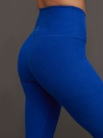 SPACEDYE CAUGHT IN THE MIDI HIGH WAISTED LEGGING - ELECTRIC ROYAL HEATHER - Image 4