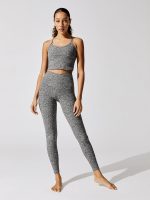 At Your Leisure High Waisted Legging - Black-White - Image 3