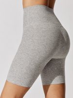 High Waisted Biker Short - Silver Mist - Image 6
