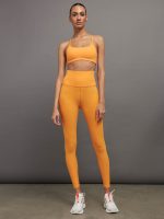Spacedye Slim Racerback Bra - MANGO POP HEATHER - Image 4